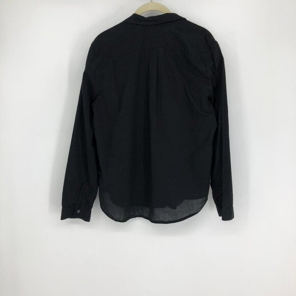 Velvet by Graham & Spencer  Black Cotton Button Up Long Sleeve Shirt XS - Picture 5 of 12